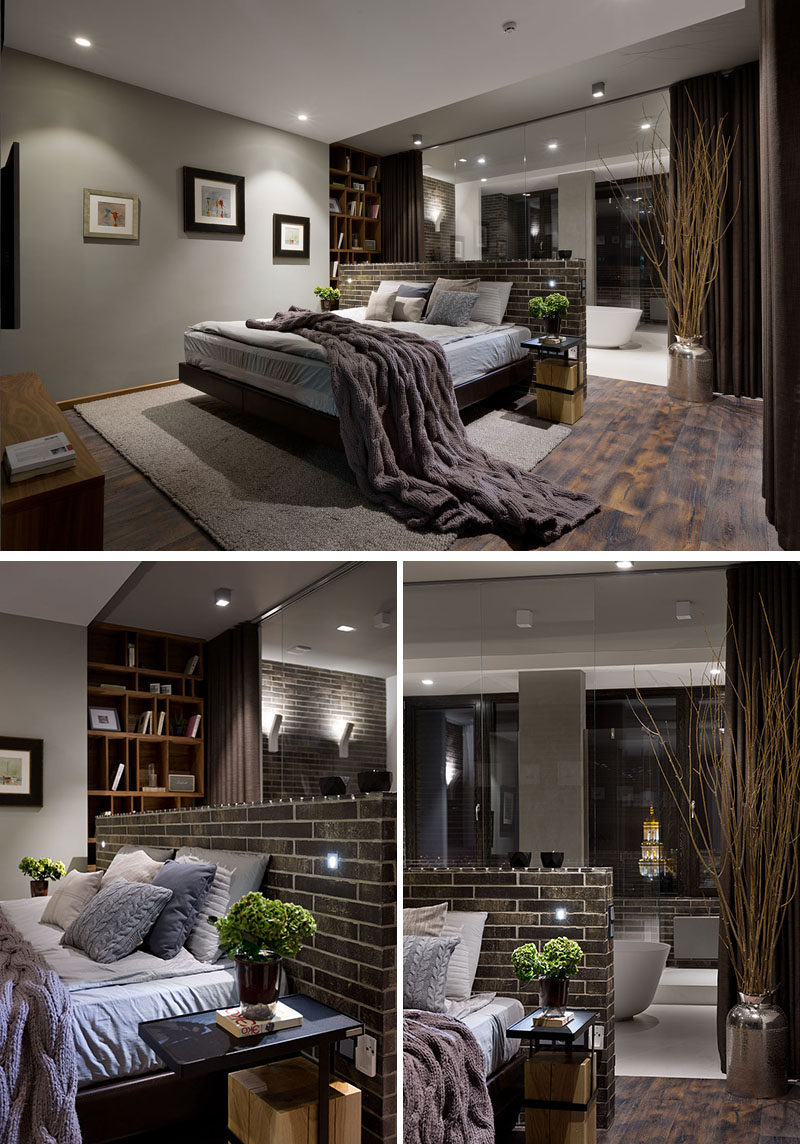 Interior Brick Modern House Design Materials Like Dark Brick Wood And Glass Are Used In The Interior Brick Modern House Design Materials Like Dark Brick Wood And Glass Are Used In The