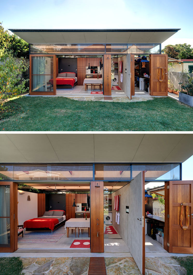 This Impressive Backyard Shed Combines Living Quarters