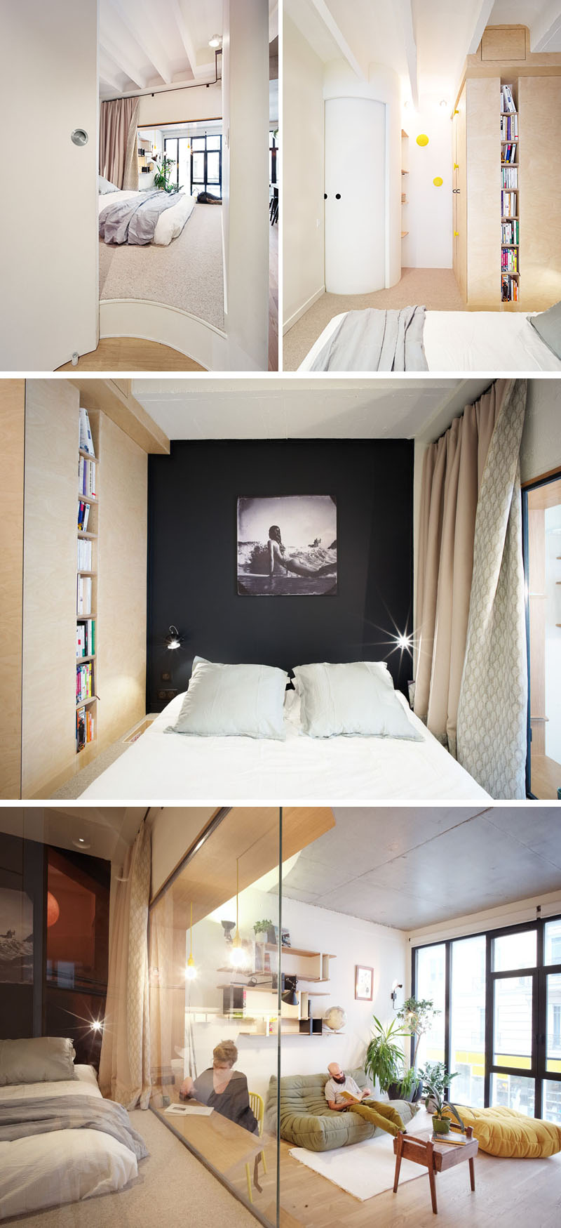 This Apartment For A Family Of Four Includes A Variety Of Creative