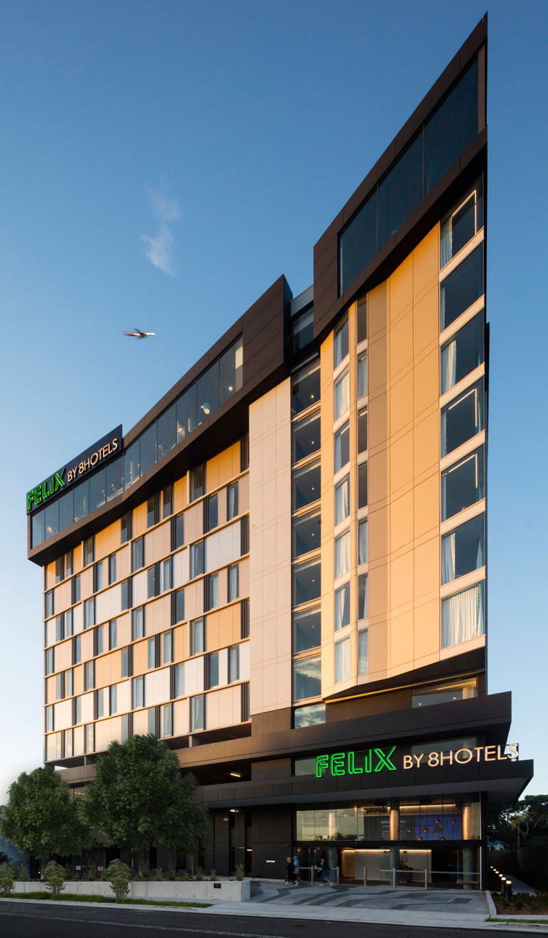 Fox Johnston Architects with interior design firm Space Control, have recently completed The Felix Hotel in Sydney, Australia. #FelixHotel #HotelDesign