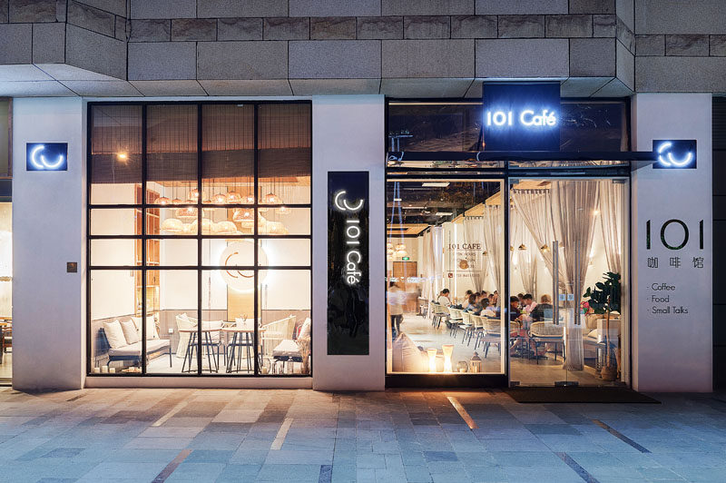 Giovanni Ferrara of Far Office has designed 101 Café, a new modern coffee shop in Changsha, China. #ModernCoffeeShop #ModernCafe