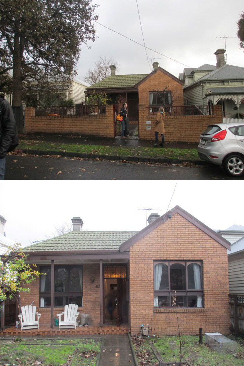 BEFORE PICS - Habitech Systems have designed the renovation and extension of an original Victorian cottage in Hawthorn, an inner suburb of Melbourne, Australia. #AustralianArchitecture #BrickHouse