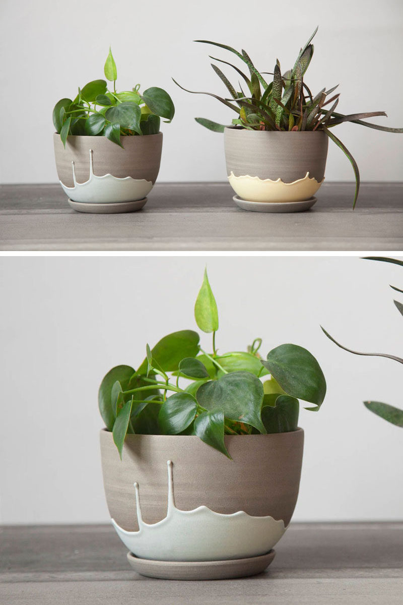 Celine Fafard, the owner and creator of Parceline, has created this collection of ceramics from her studio in Montreal, Canada. #ModernPlanter #CeramicPlanter #FlowerPot #Decor #HomeDecor #Modern