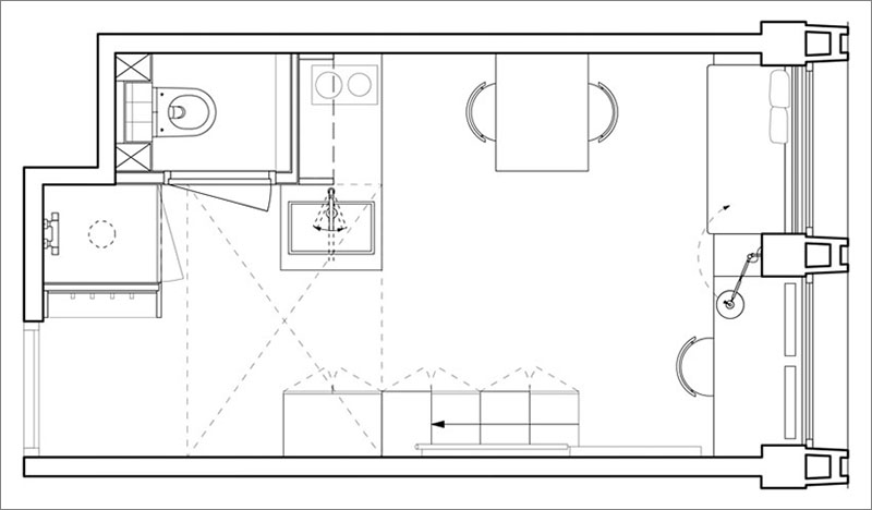 Estudio 20 metros