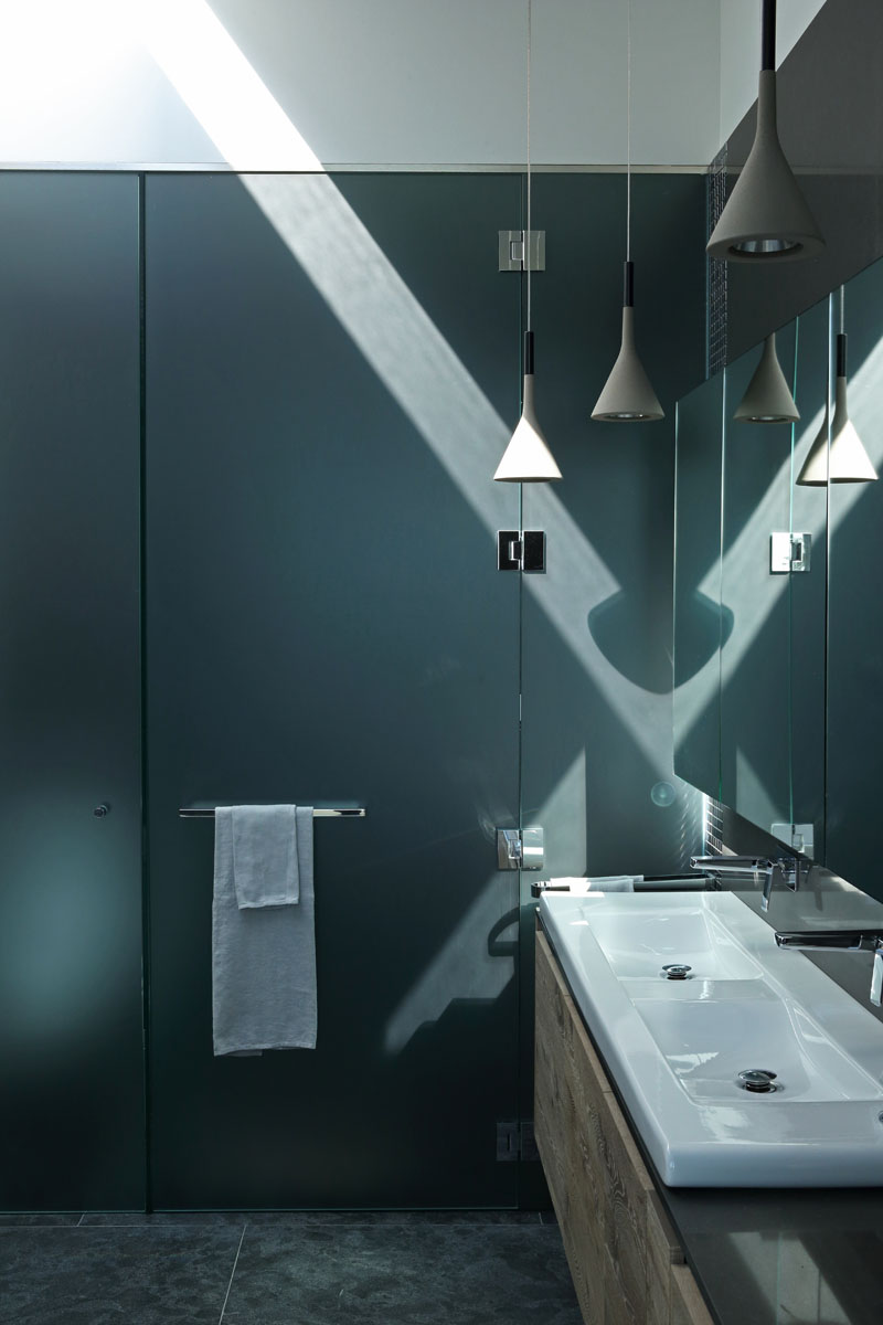 Modern Bathroom With Dark Frosted Glass Shower 14098 341 09