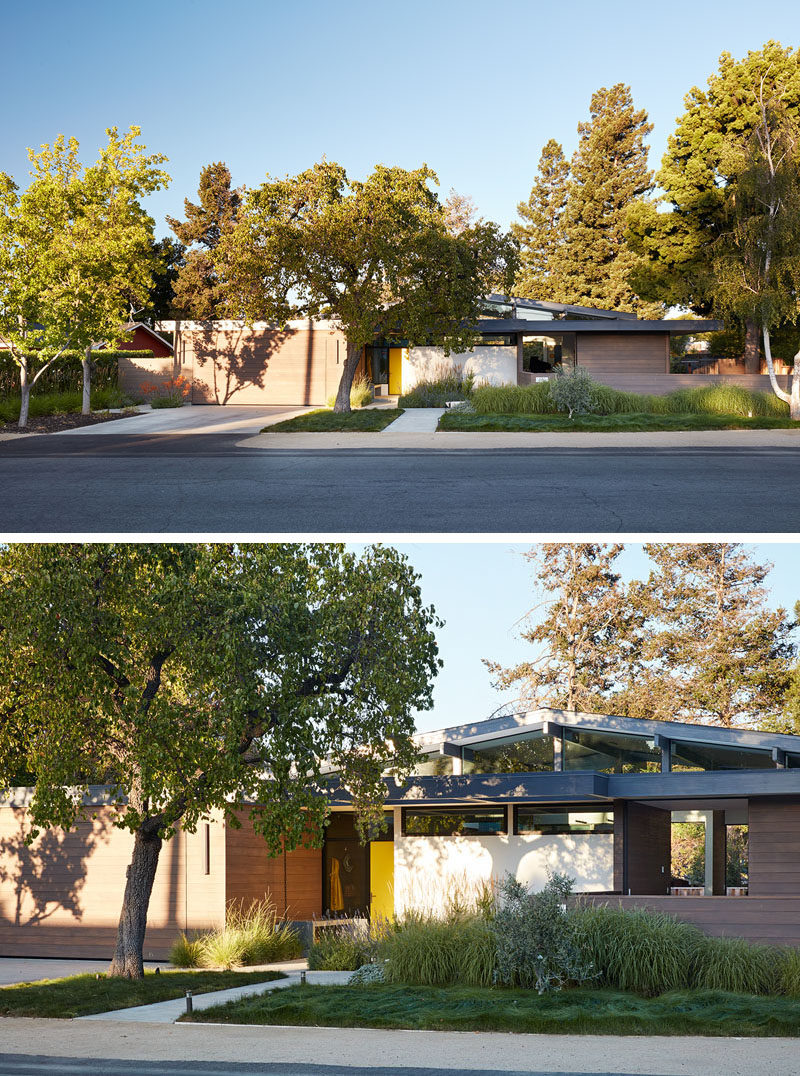 Klopf Architecture and Outer space Landscape Architects have recently completed an open and modern house in Los Altos, California. #Architecture #ModernHouse #SwimmingPool #Landscaping