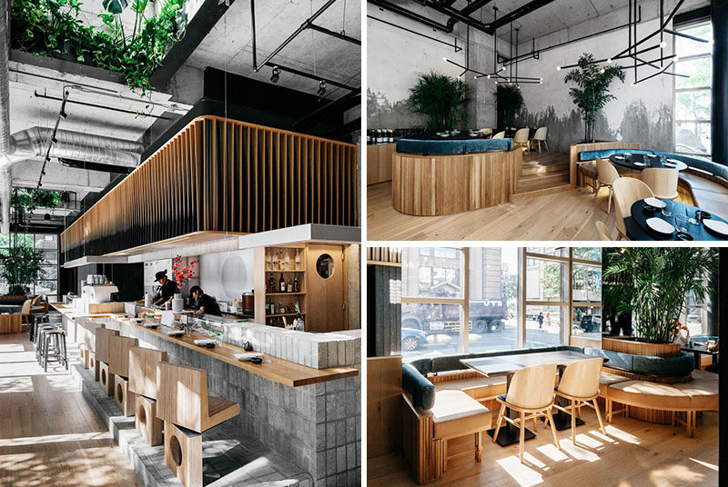 Ménard Dworkind architecture & design have recently completed Ryù, a new Japanese restaurant who opened their latest location in Montreal’s Westmount neighbourhood. #RestaurantDesign #ModernRestaurant #Montreal #SushiBar