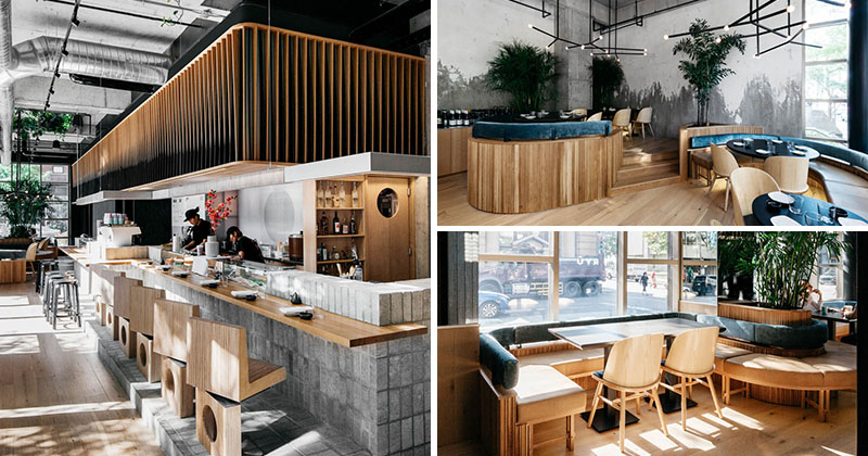 Modern Restaurant Sushi Bar Tables Banquettes 021018 1256 10