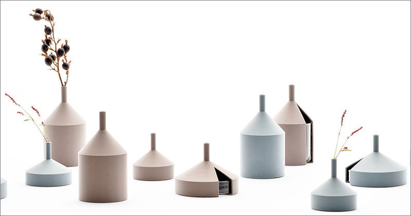The 'Unfinished Vase' collection was made using a 3D printing technology. #Vase #Decor #Design #3DPrinting