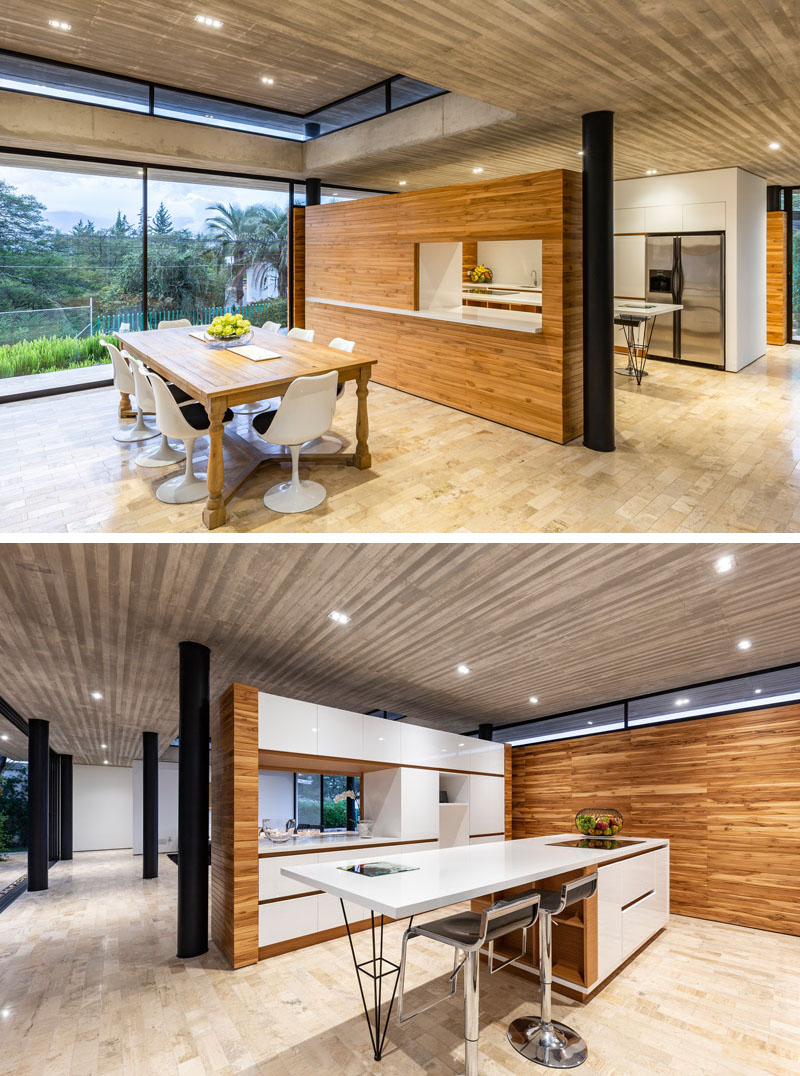Modern Kitchen With Pass Through To Dining Room 151118 1211 04