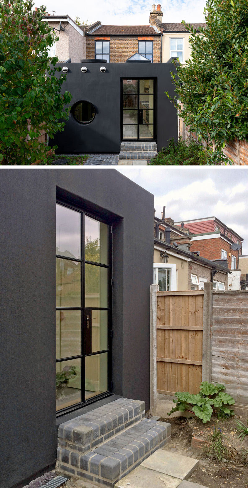 Office S&M have designed a modern house extension in London, that's coated in a spray-on rubber which was first developed for oil rigs. #HouseExtension #Architecture