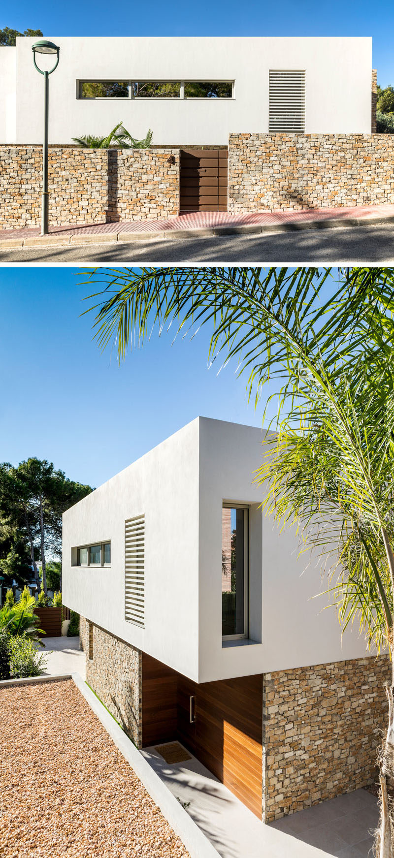 Pablo Serrano Elorduy of Dom Arquitectura, has recently completed the design of a new and modern house in Tarragona, a city in Spain. #ModernHouse #HouseDesign #ModernArchitecture