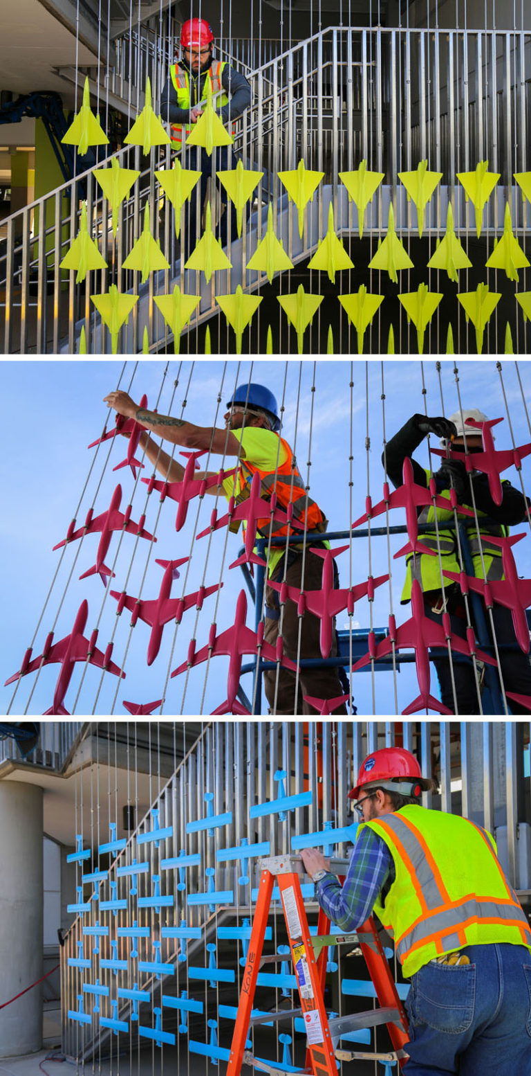 A Flight Inspired Art Installation For The San Diego International Airport