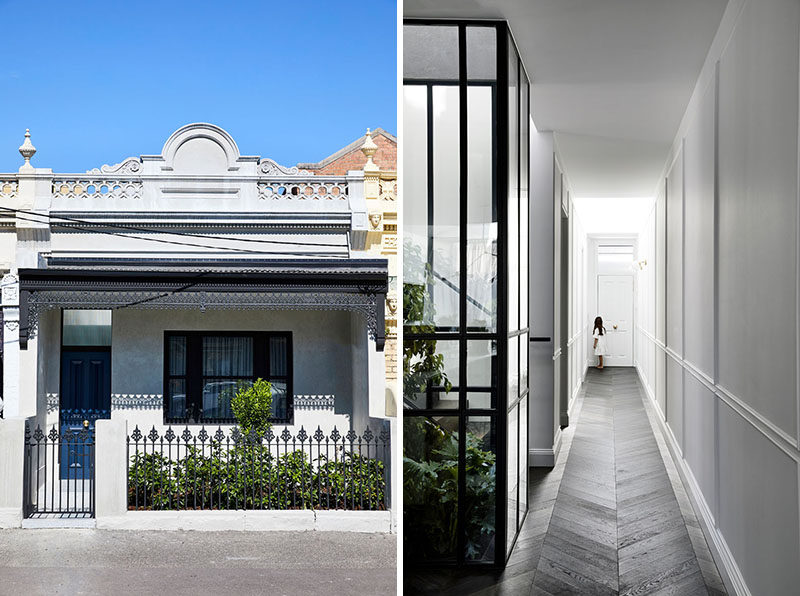 Design studio Biasol, has completed a modern extension and the interior renovation of a Victorian-era home in Melbourne, Australia. #Architecture #ModernExtension