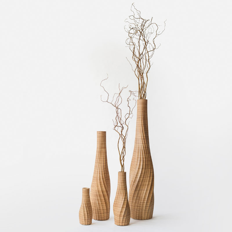 Aestus Vase by Oliver David Krieg #ModernVase #WoodVase #Design