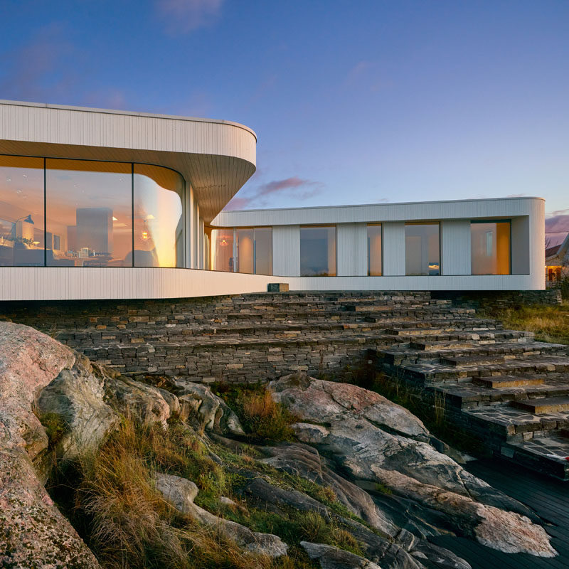 Villa AT House by Todd Saunders #ModernHouse #HouseDesign #ModernArchitecture #StoneSteps