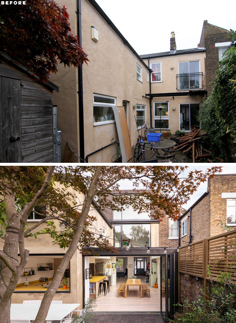 Before & After - A Light-Filled Extension Was Added To This Home In London