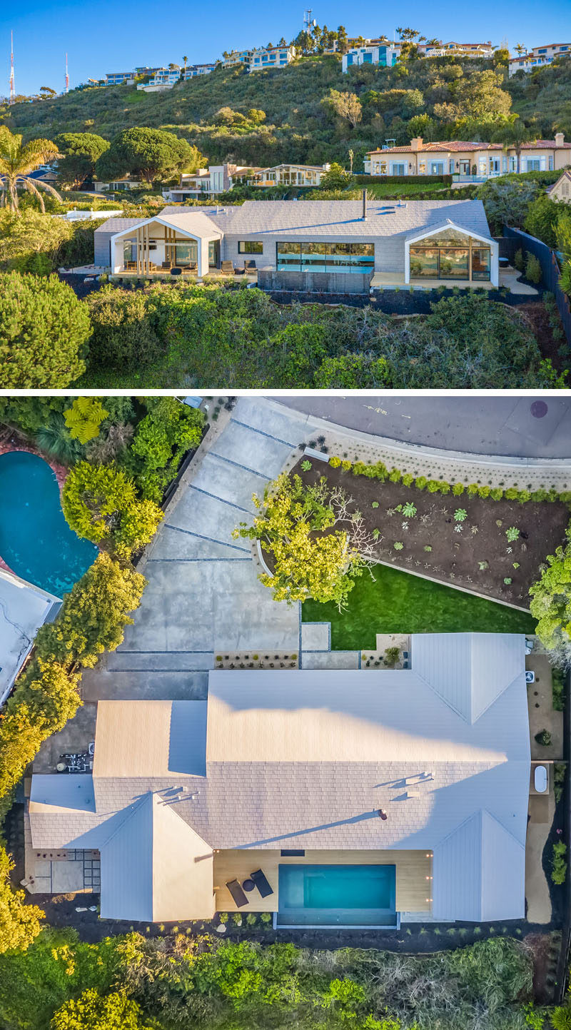 The Brown Studio, Inc. together with dasMOD, have completed a new modern house in La Jolla, California, that draws inspiration from Scandinavian farmhouses. #Architecture #ModernHouse