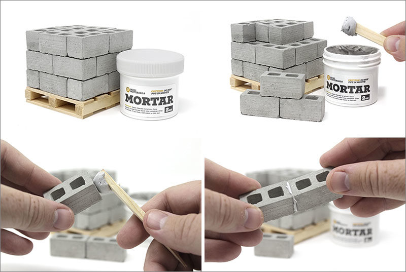 Gift Ideas - These mini building materials make for great fidget toys on your desk, gifts for the people in your life that have just about everything, fantastic teaching tools for math and architecture, and for those hobbyists that like to build realistic dioramas, dollhouses, or models. #MiniBuildingMaterials #GiftIdeas #GiftsForArchitects #GiftsForBuilders #Dollhouses #Models #Dioramas #GiftsForKids