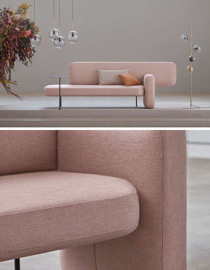 The Design Of The Pebble Sofa Was Inspired By Rocks Found In Nature