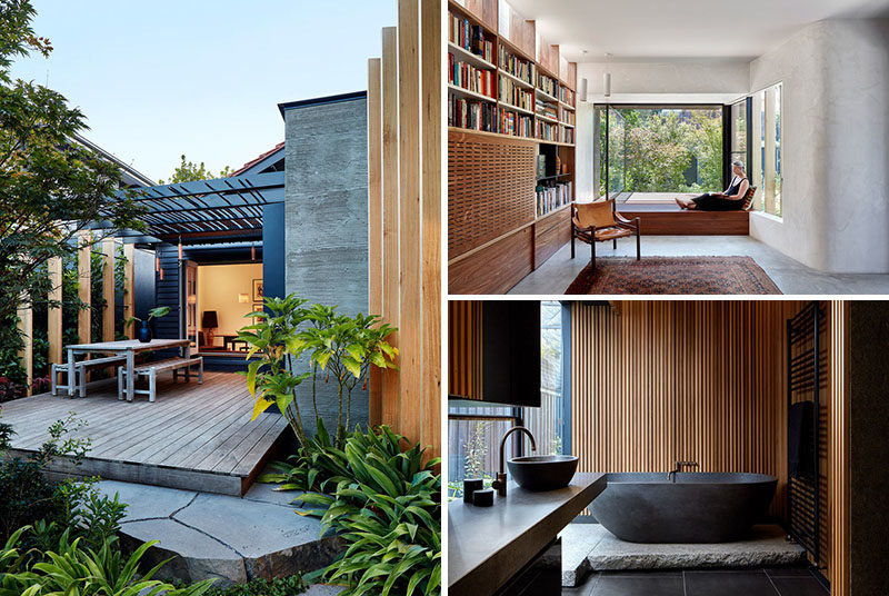 Splinter Society have designed the modern interior renovation of a Califonian bungalow in Melbourne, Australia. #Interiors #InteriorDesign #ModernInterior #Renovation #WindowSeat