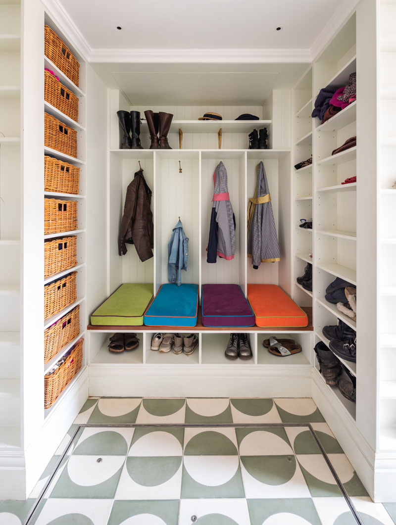 Modern Mudroom With Storage 110719 123617 Contemporist