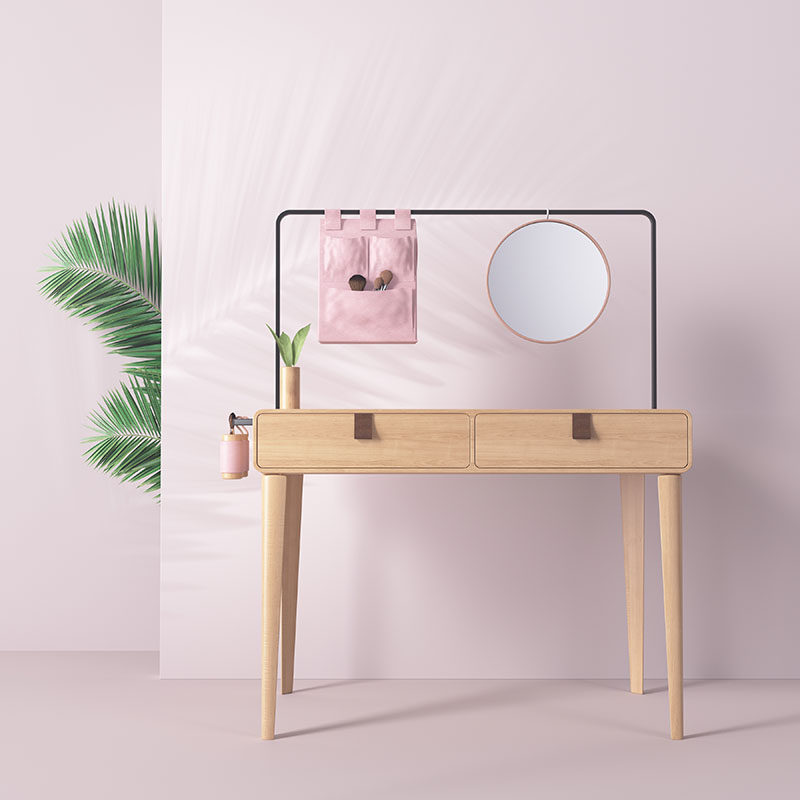 Essential Dressing Table by Linda Martins #FurnitureDesign #DressingTable