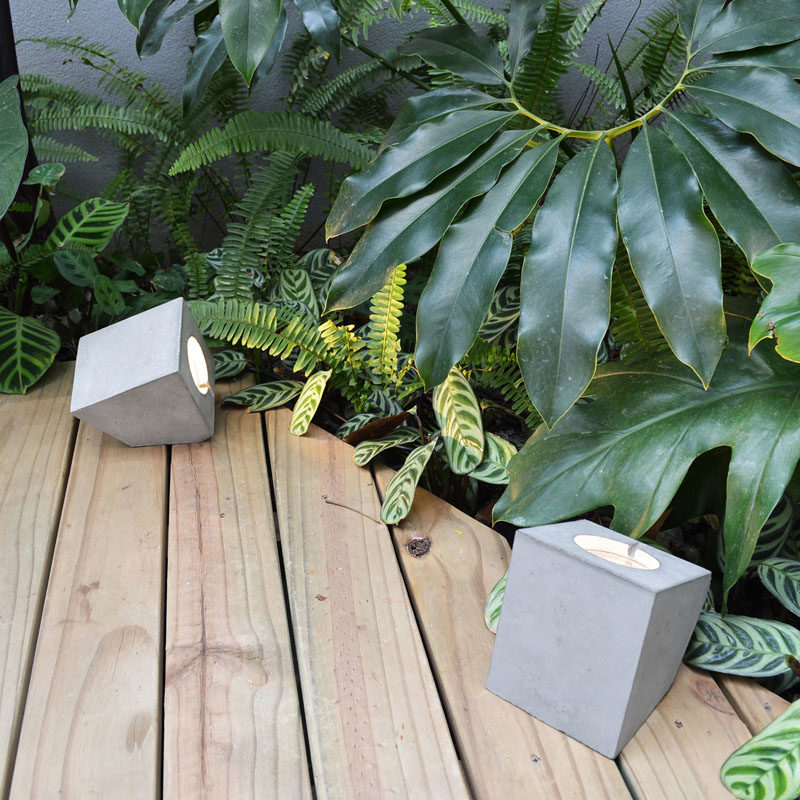 Vira Garden Collection (Outdoor Lights) by Lucas Bittar #OutdoorLighting #ConcreteLights #Design