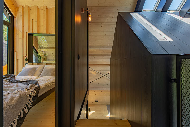 This resort house has skylights to help keep the interior bright. #Skylights #Windows