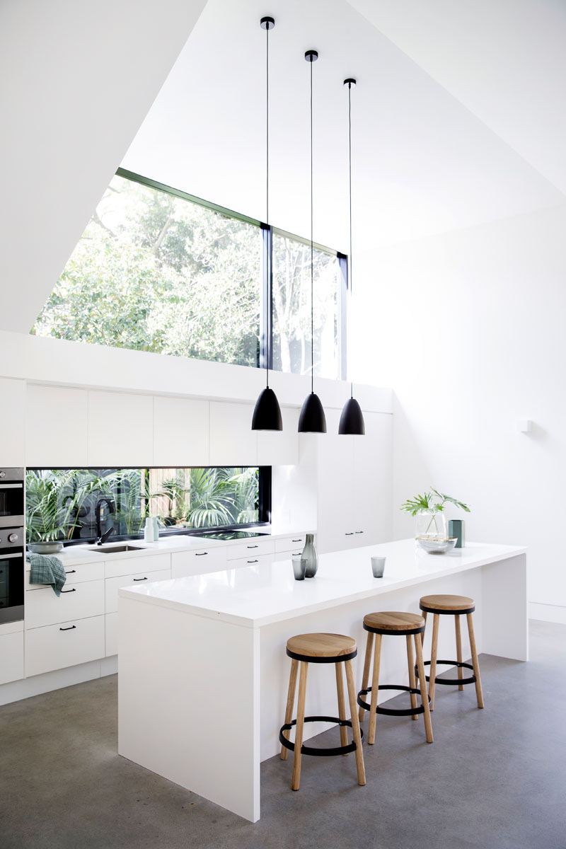 Modern White Kitchen High Ceilings Windows 290819 1112 06
