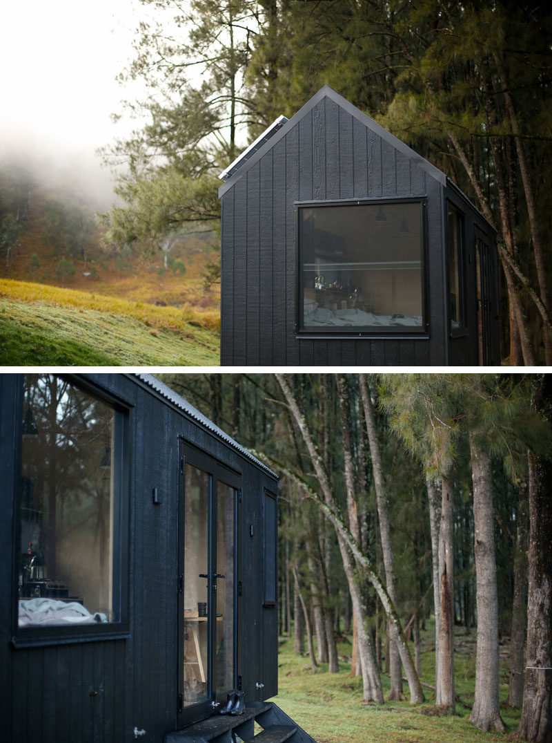 Sydney-based design and build studio Fresh Prince, has completed a modern tiny house that acts as an off-the-grid cabin. #TinyHouse #TinyHome #TinyCabin #Architecture