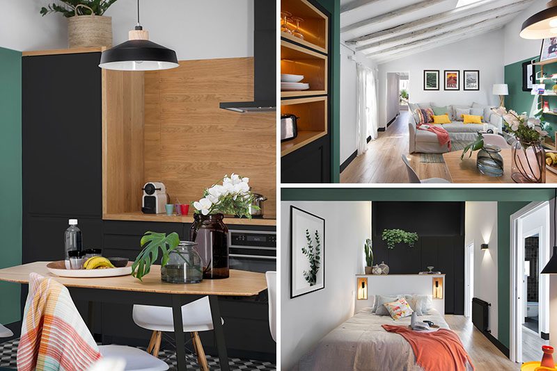 Design firm Egue y Seta has recently completed "The Traveler's Refuge", a relaxing and modern apartment in Madrid, Spain. #ApartmentDesign #ModernApartment #ApartmentInterior #ApartmentIdeas