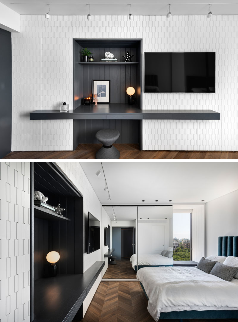 Picture of Metallic And Black Accents Help Give This Apartment A Glamorous Interior