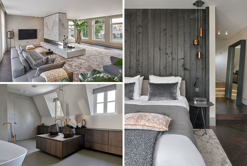 Interior designer Robert Kolenik has created a modern penthouse in the heart of Maastricht, a city in the Netherlands. #ModernInterior #ModernInteriorDesign #ModernPenthouse #Penthouse #Design