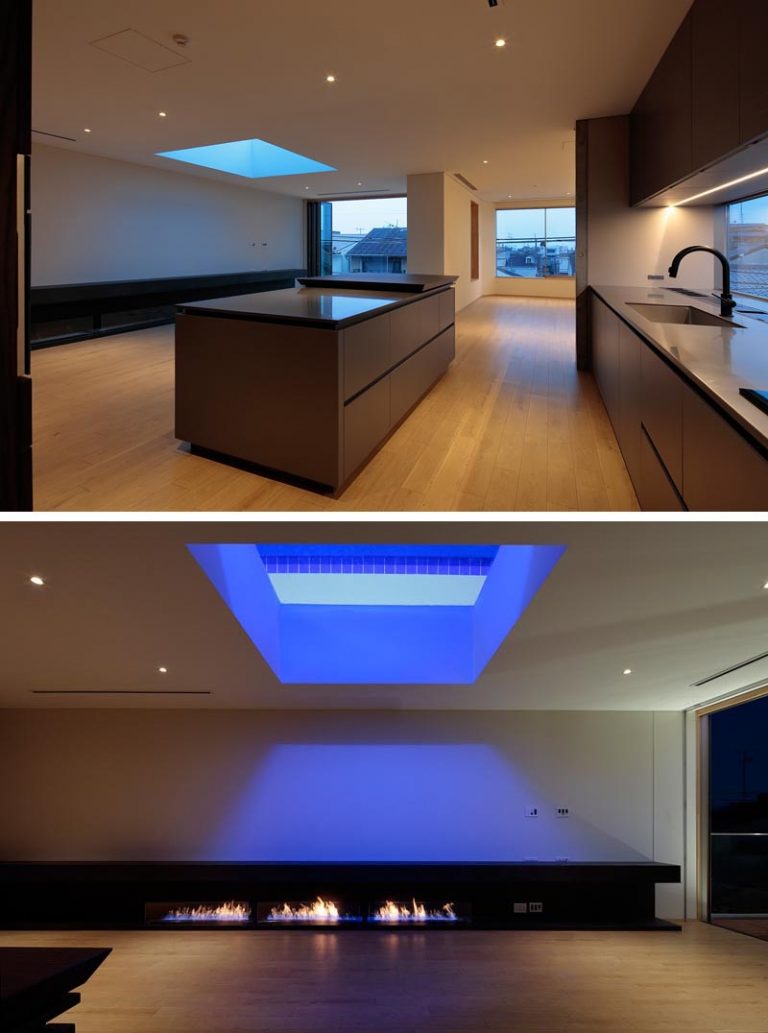 This House Has A Rooftop Swimming Pool With A Window For Views Of The ...