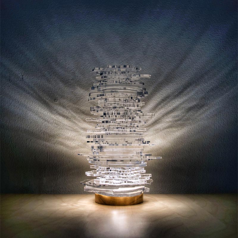 Diatom Lights Illumination by Yingri Guan #TableLamp #Lighting #Design