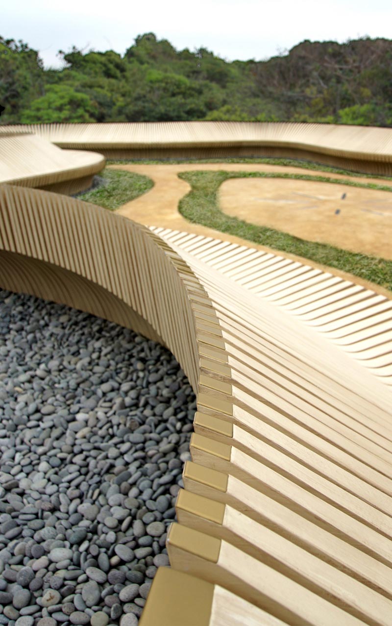The Serpentine Stargazing Landscape by Architectural Services Department #Landscaping #GardenDesign #PublicSeating #OutdoorFurniture