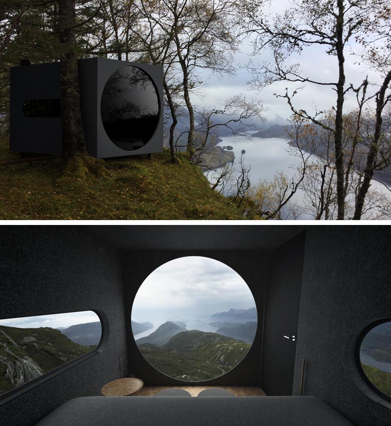 Torstein Aa, Norwegian designer and co-founder of Livit, has created Birdbox, a small adventure cabin for travelers looking for unique experience, as well as a sense of freedom and calmness. #SmallCabin #Architecture
