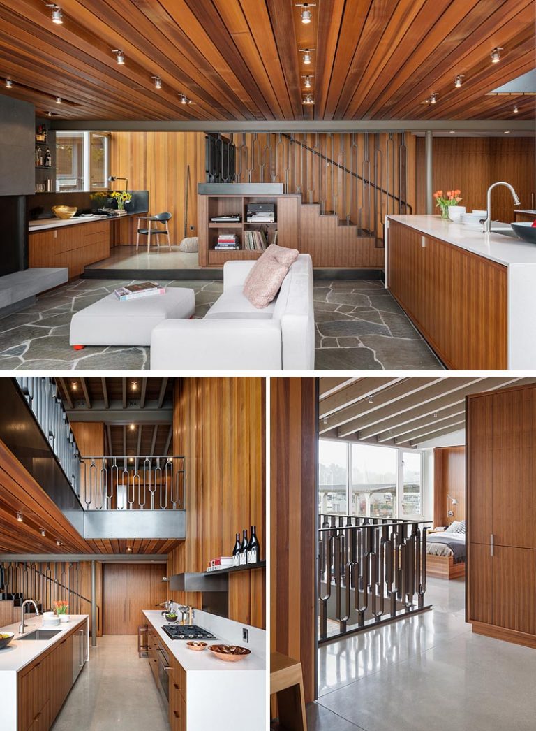 This Black Metal Stair Railing Makes A Strong Statement With Its U ...