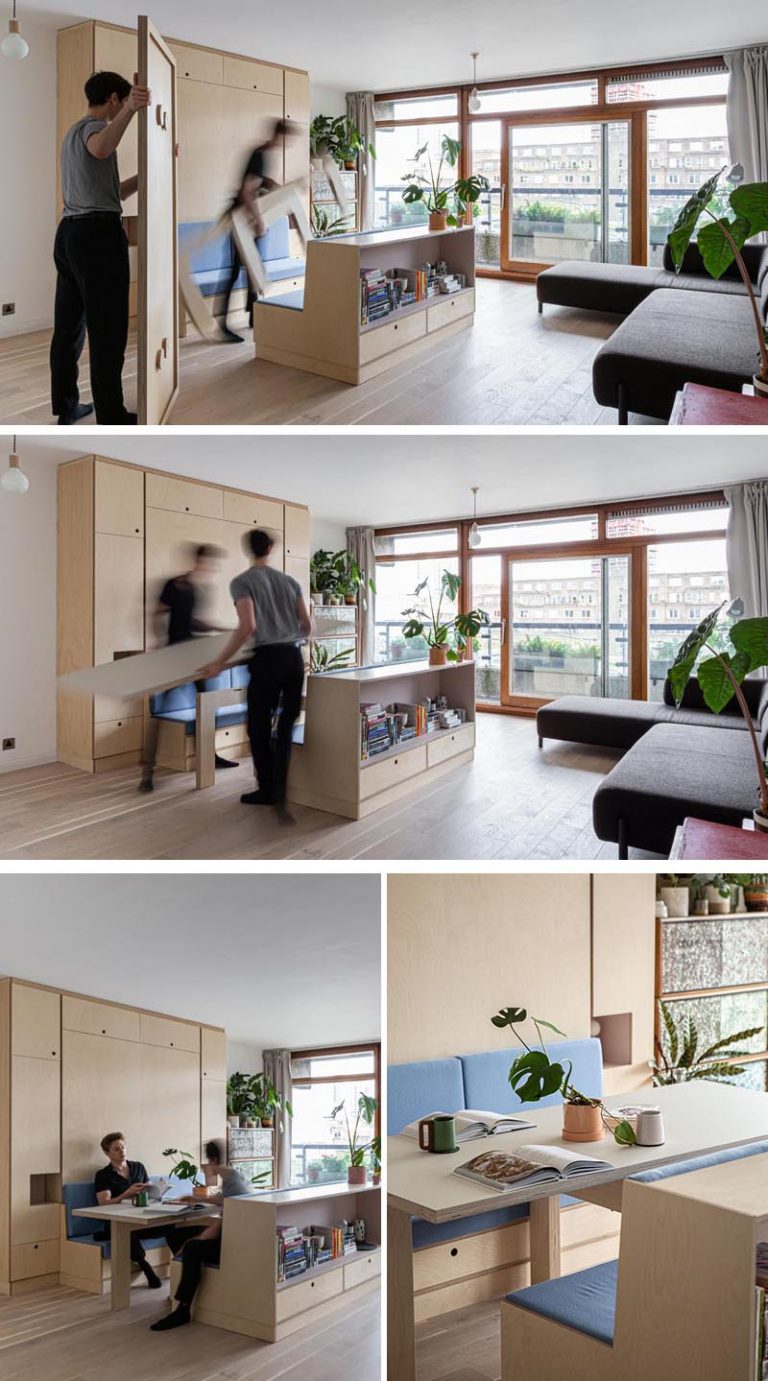 MultiFunctional Furniture Makes This Small Apartment A Livable Space