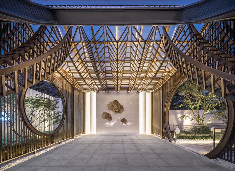 Yuzhou Langting Mansion Exhibition Center by Tengyuan Design