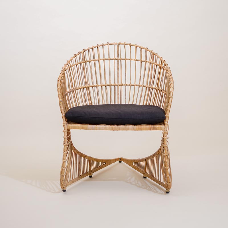 A contemporary chair designed by Melissa Mae Tan.