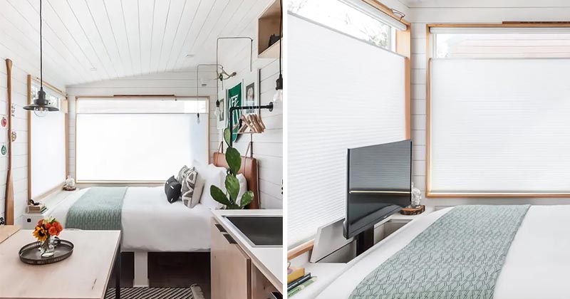 A TV Idea For Small Spaces Is Hidden In This Tiny House