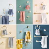 Metallic Bathroom Hardware And Accessories That Add A Luxurious Touch