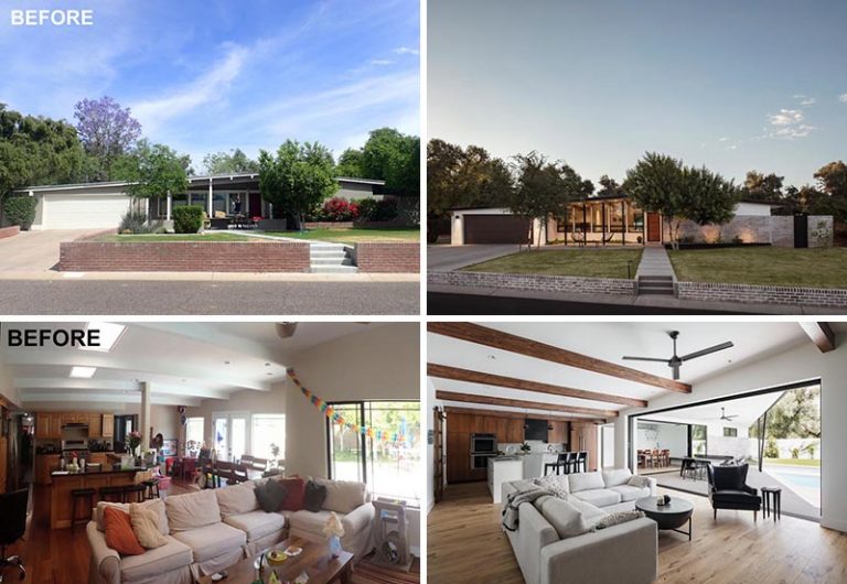 Before & After - A Mid Century Modern House Renovation In Arizona