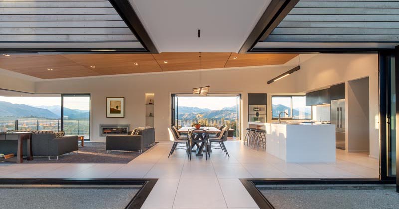 Retractable Glass Walls Significantly Open This House To The Outdoors