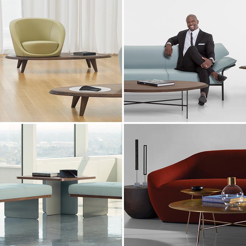 Actor Terry Crews has designed a collection of modern lounge furniture with Bernhardt Design.