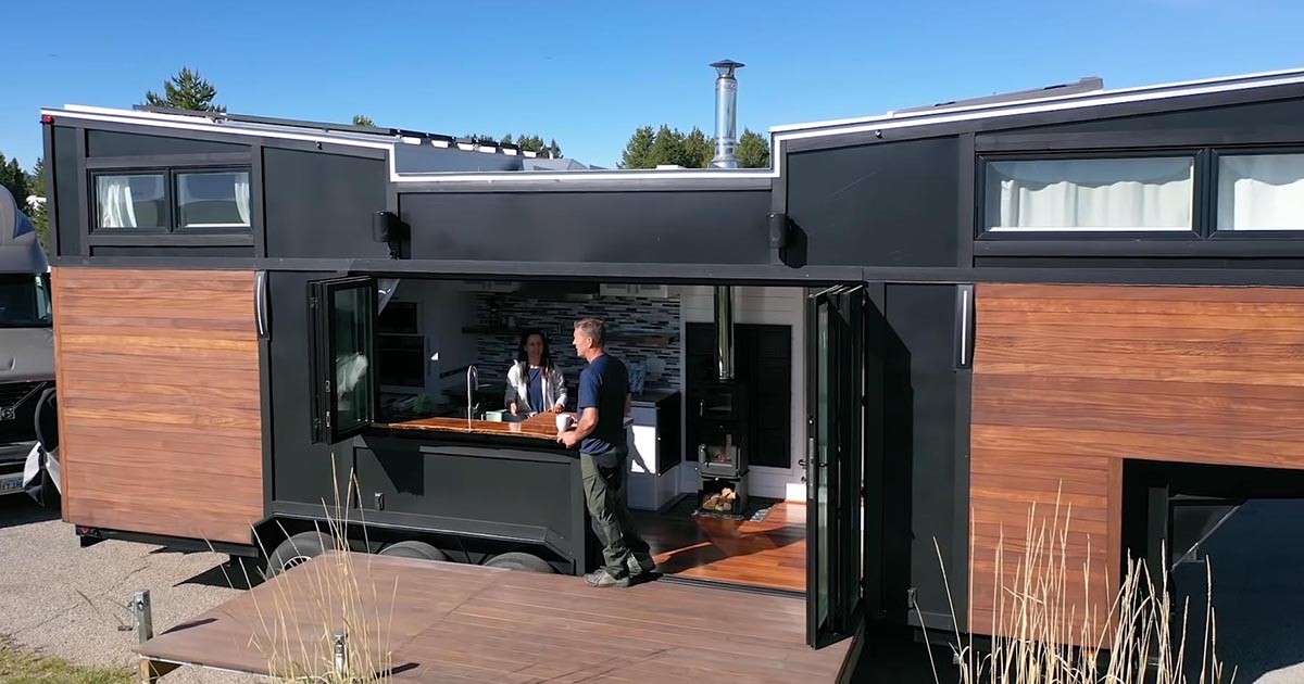 A Tiny House On Wheels Replaced This Couple's Large Suburban House
