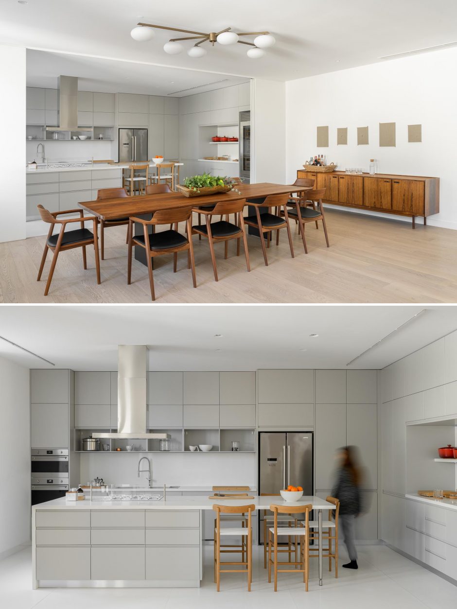 This Apartment Hides The Kitchen Behind Sliding Panel Doors
