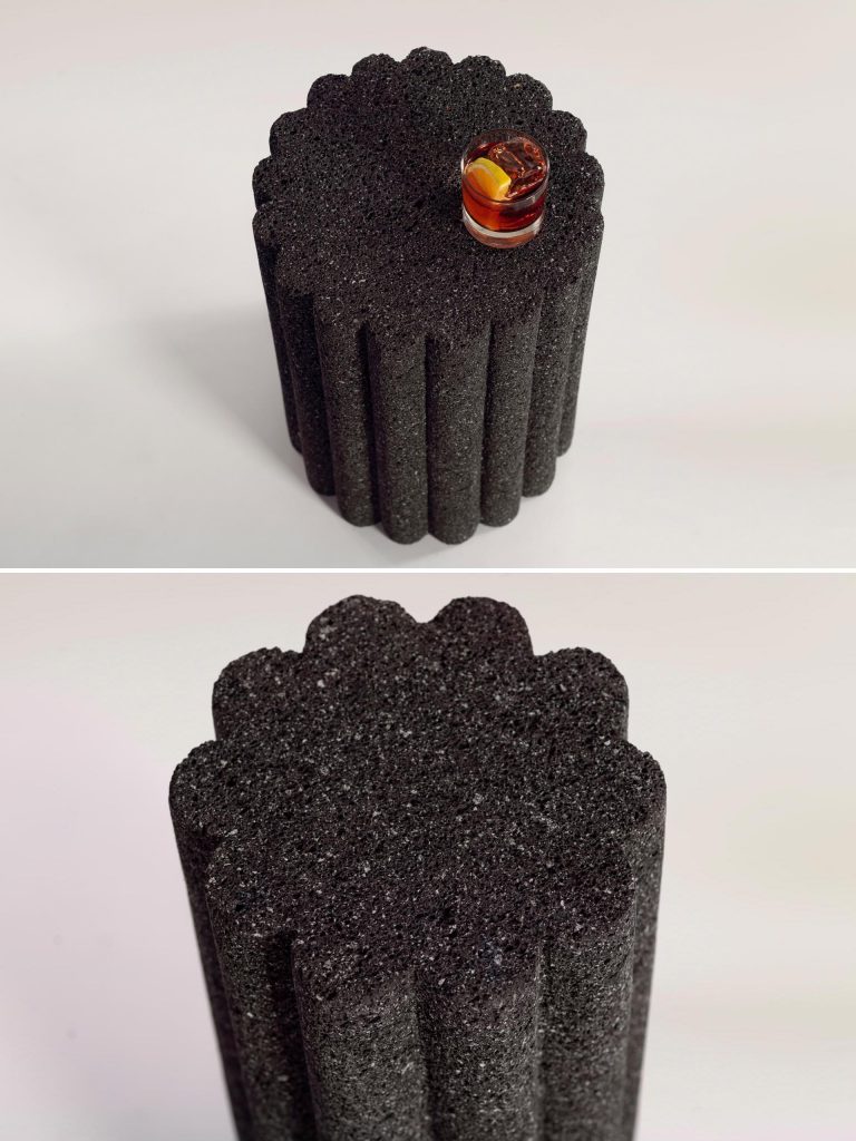 Caterina Moretti Has Designed Furniture Made From Volcanic Rock